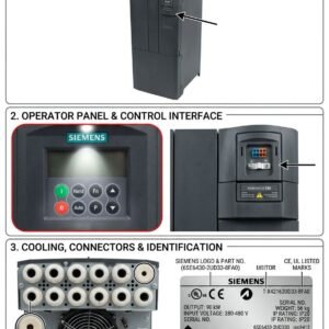 Siemens Micromaster 430 (90kW) Variable Frequency Drive made in Germany