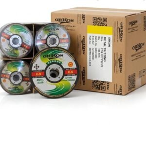 ORKON Premium 4.5" Metal Cutting Disc – 100 PCS Bulk Box